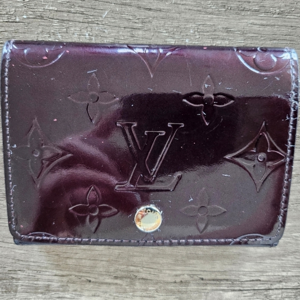 Vintage Louis Vuitton Patent Leather Card Holder